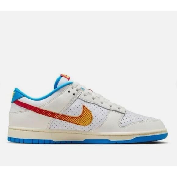 Size 8 - Men\'s Nike Dunk Low Retro SE Sail Red Shoes HQ3613 133